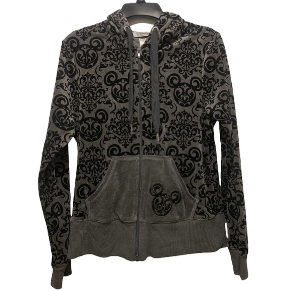 Disney Parks Authentic Sweater Mickey Mouse Velour - Picture 1 of 3